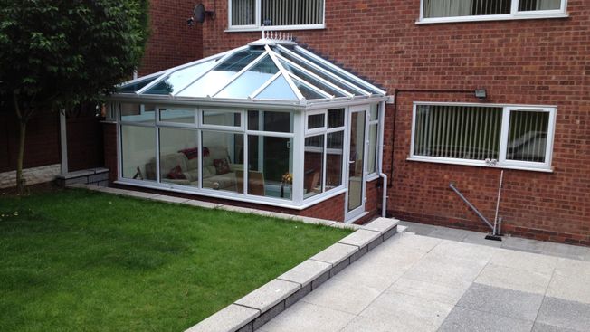 Patio and conservatory work that has been completed by our professionals 